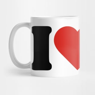 I love Hamburger Cute Kawaii design Mug